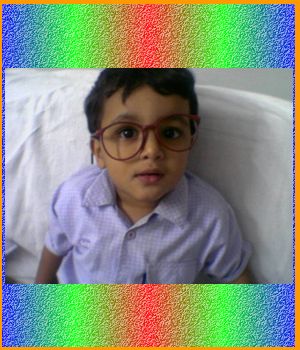 Luthfi Wearing the Glass.. :) You Look Smarter without Glass Yaa Luthfi.. :)