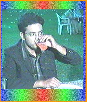 Mobin On The Dinning Table In Reshma's Marriage